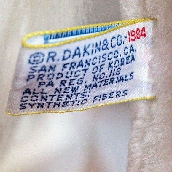 Dakin Christmas Rockers Rocking Horse and Teddy Bear Stuffed Animals 12" -1984 - Picture 10 of 12